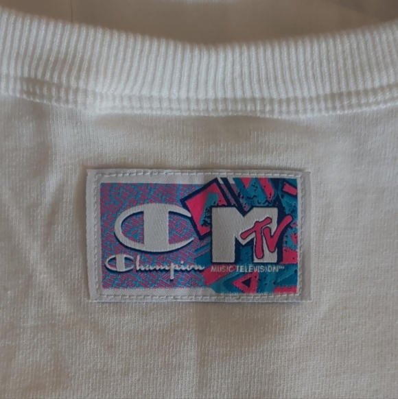 Champion x MTV Heritage Cropped Graphic Tee – Size Small - Picture 5 of 7